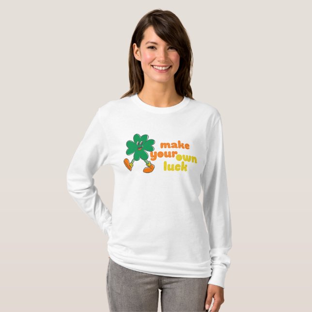 Camiseta faça sua própria sorte (Frente Completa)