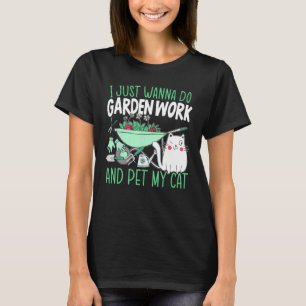 Camiseta Faça Trabalho De Jardim E Coloque Minhas Ferrament