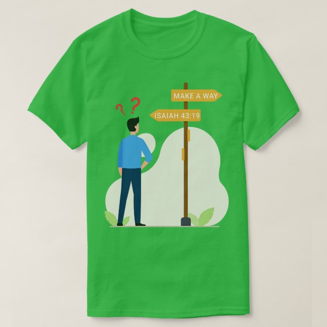 Camiseta Faça um caminho (Frente do Design)