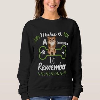 Camiseta Faça Um Dezembro Para Lembrar Com O Cão Da Pomerân