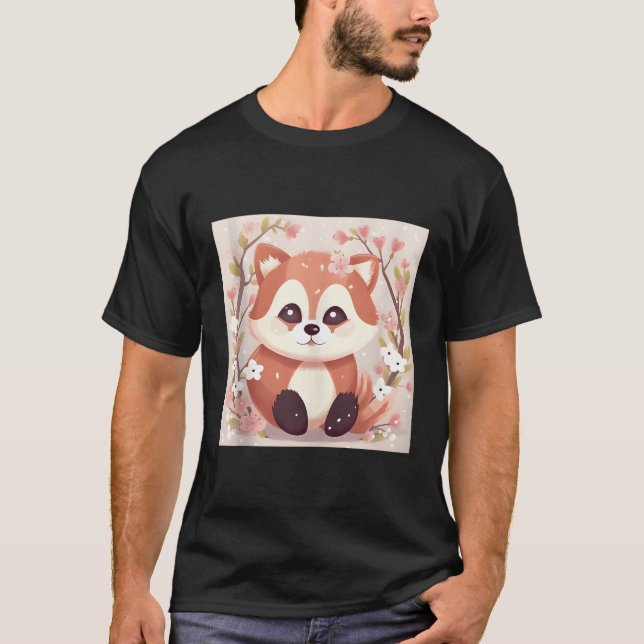 Camiseta Faça Um Estado Com A Nossa Panda Vermelha Na moda  (Frente)