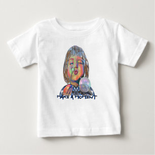 Camiseta Faça um momento personalizável para o bebê