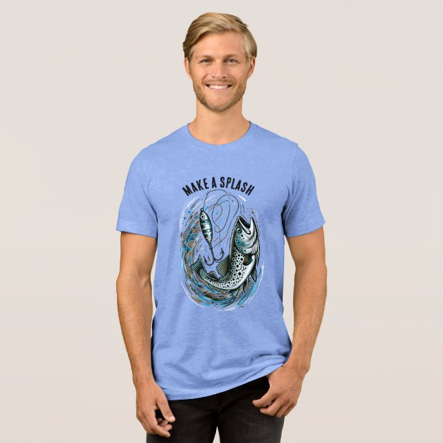 Camiseta Faça Um Pescador Esparso (Frente Completa)