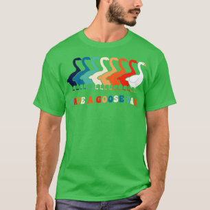 Camiseta Faça um retrô de ganso aos 70 anos 80, engraçado G
