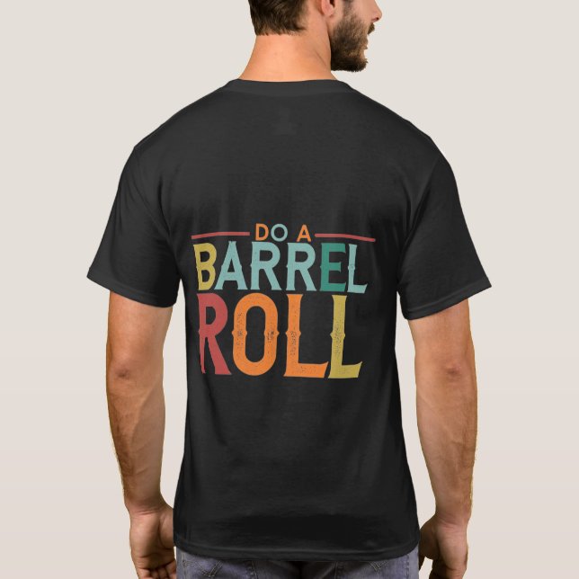 Camiseta Faça um Roll de Barrel. (Verso)