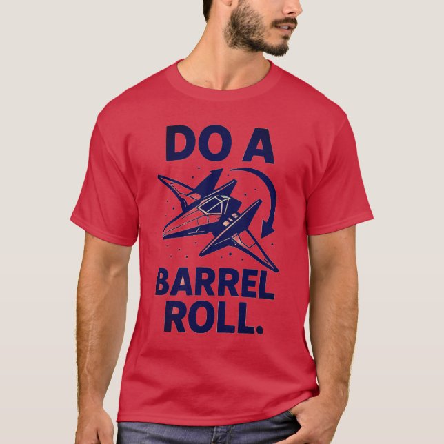 Camiseta Faça um rolo de barril (Frente)