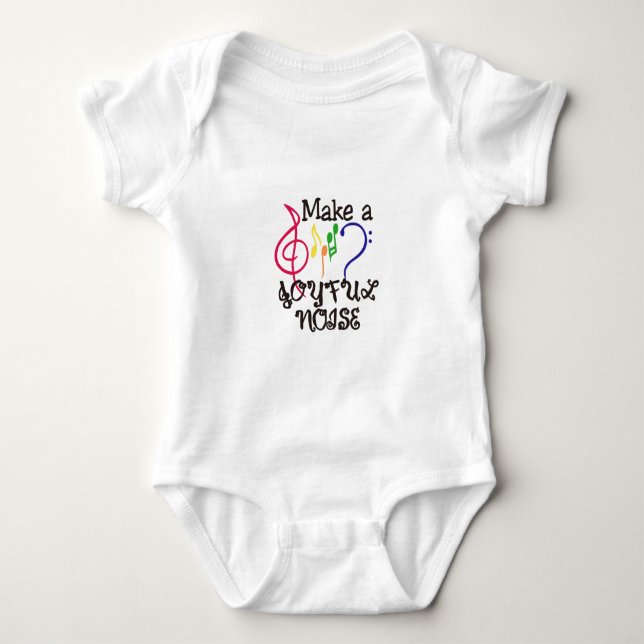 Camiseta Faça um ruído alegre (Frente)