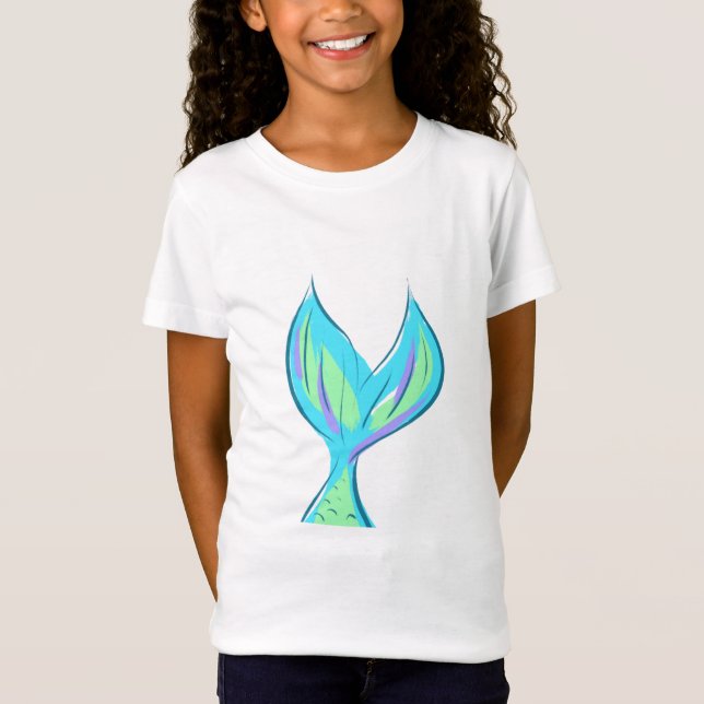 Camiseta Faça um Splash! Mermaid Tail (Frente)