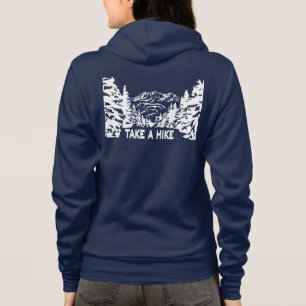 Camiseta Faça uma citação de Hike, paisagem monocromática d