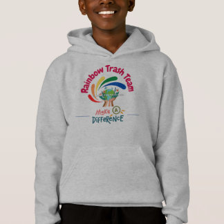 Camiseta Faça uma diferença de capuz para meninos