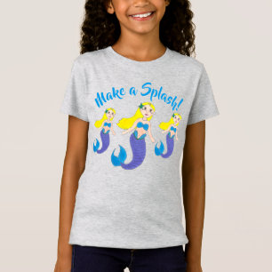 Camiseta Faça uma Festa de aniversário de Splash Nadando Se