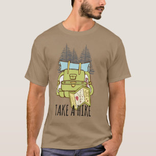Camiseta Faça uma mochila para a natureza do acampamento d