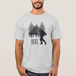 Camiseta Faça uma mochila para a natureza do acampamento d
