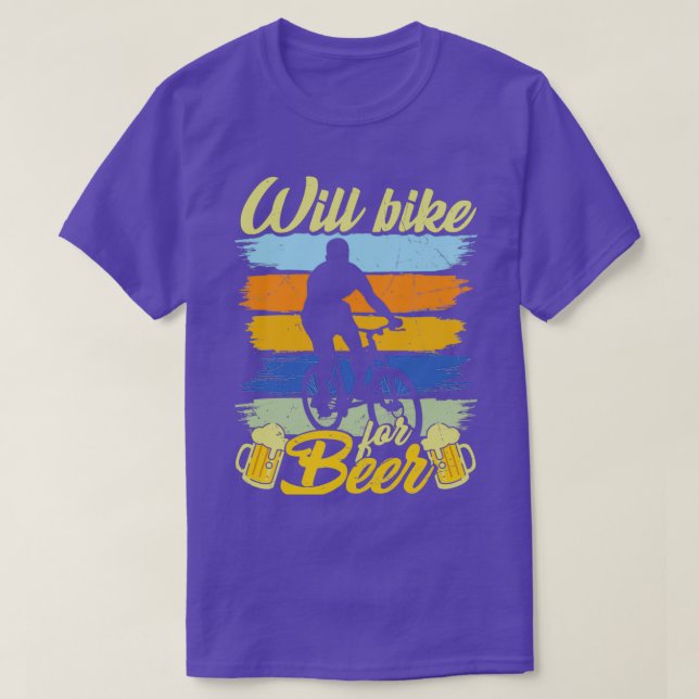 Camiseta Faça uma moto para uma cerveja (Frente do Design)