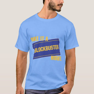Camiseta Faça Uma Noite Blockbuster