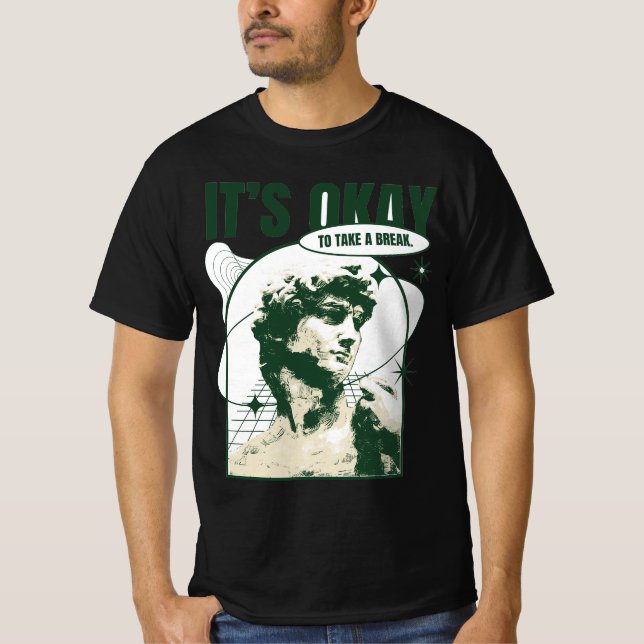 Camiseta Faça uma pausa (Frente)