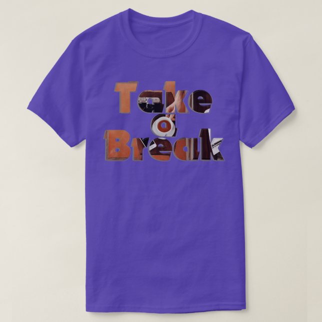 Camiseta Faça uma pausa (Frente do Design)