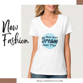Camiseta Faça você "Sonho" vir