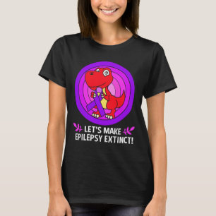 Camiseta Façamos Epilepsia Extinguir Crianças De Consciênci