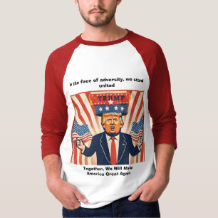 Camiseta "Face à adversidade"