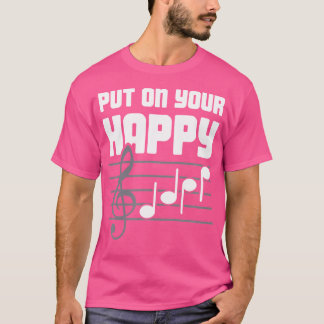 Camiseta Face - Aulas de Piano Divertidas Tocador de Piano 