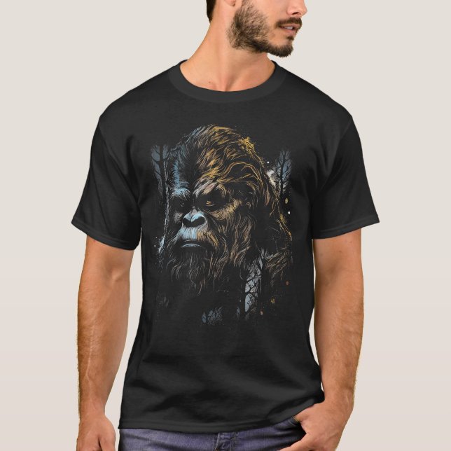 Camiseta Face Bigfoo Sasquatch (Frente)