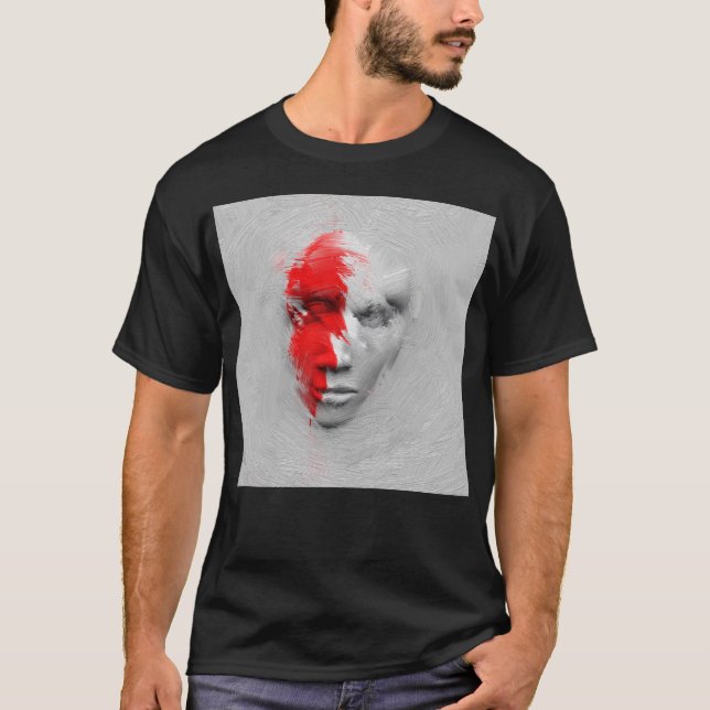 Camiseta Face branca vermelha (Frente)