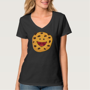 Camiseta Face Chip Cookie Chocolate Produto Halloween