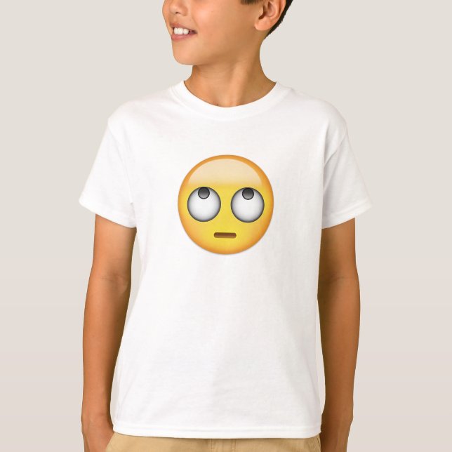 Camiseta Face com Olhos Rolantes Emoji (Frente)