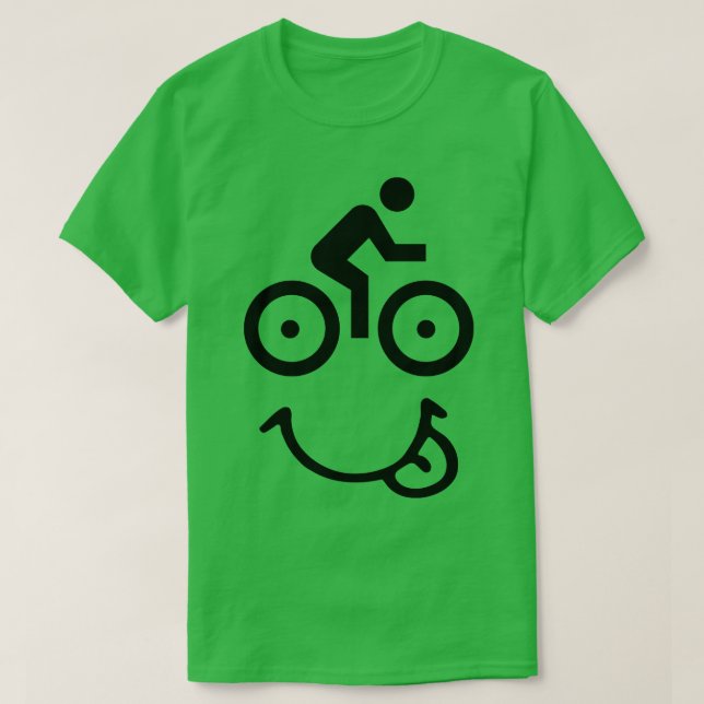Camiseta Face de bicicleta (Frente do Design)