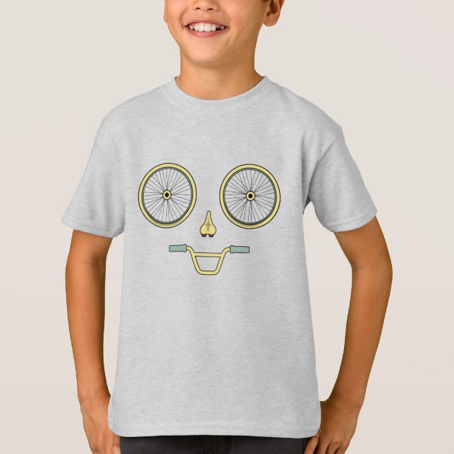 Camiseta Face de bicicleta (Frente)
