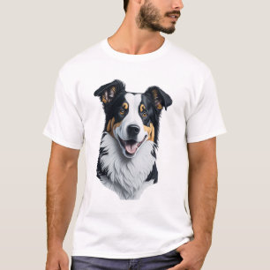 Camiseta Face de Border Collie