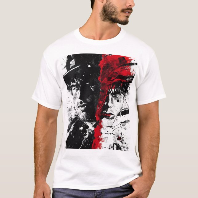 Camiseta Face de dois mundos (Frente)