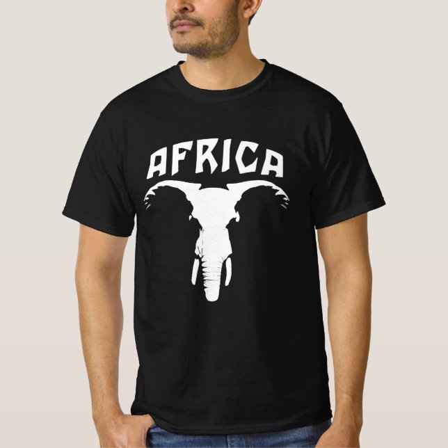 Camiseta Face de Elefante Africano | África (Frente)