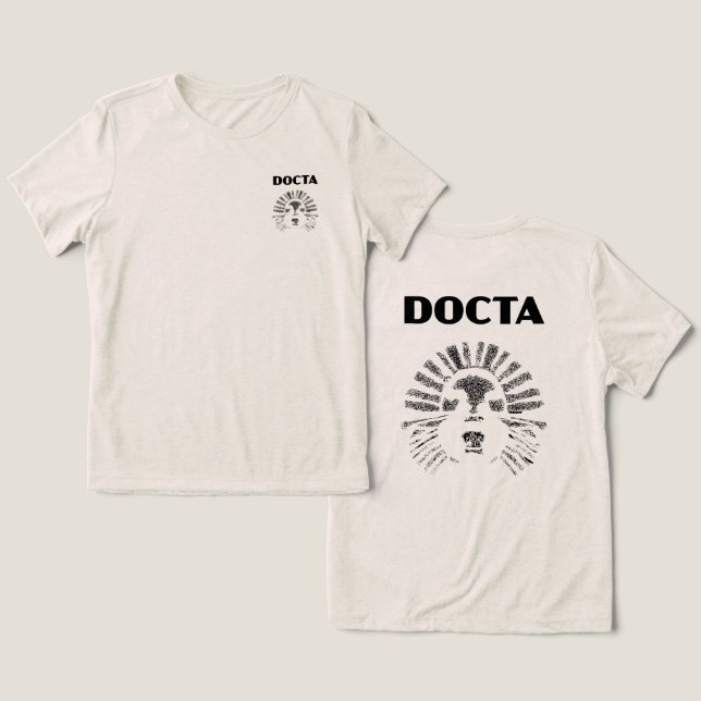 Camiseta Face de estilhaço de doutrina (Design Frente e Verso)