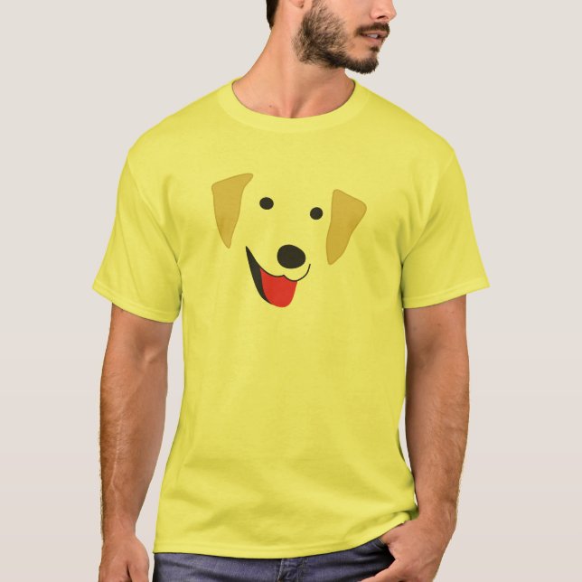 Camiseta Face de Laboratório Amarelo (Frente)