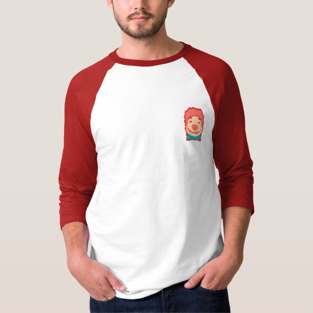 Camiseta Face de palhaço em forma de palhaço, em forma de p (Frente)