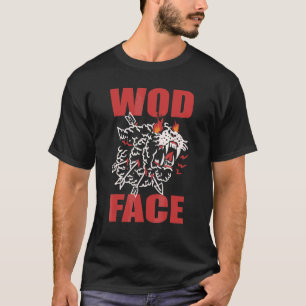 Camiseta Face de Wod Peso Corporal Elevação de Peso Corpora