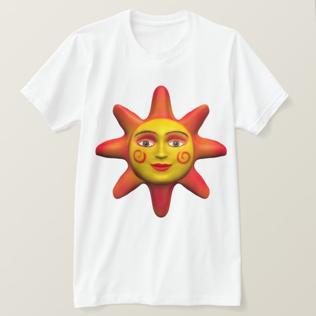 Camiseta Face do Sol (Frente do Design)