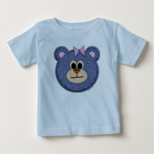 Camiseta Face do Urso de Teddy (arco rosa)