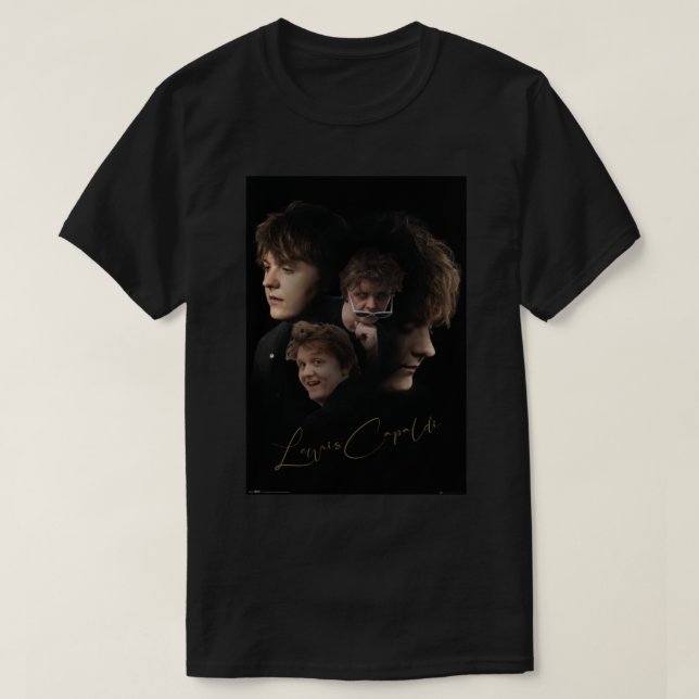 Camiseta Face Lewis Capaldi (Frente do Design)