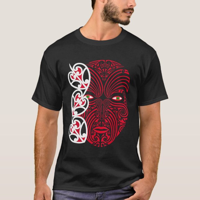 Camiseta Face Maori (Frente)