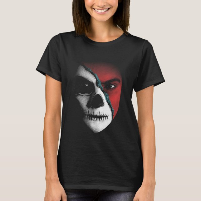Camiseta Face paint scar (Frente)