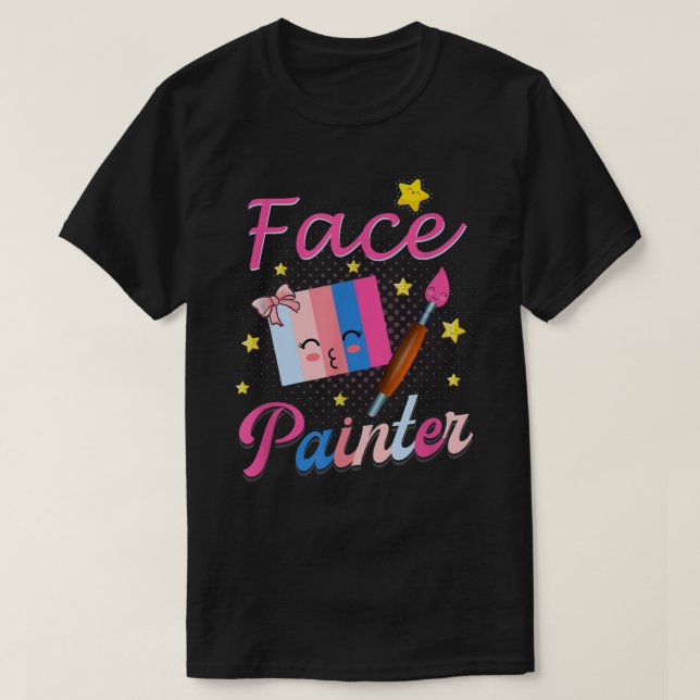 Camiseta Face painter for Makeup artist (Frente do Design)