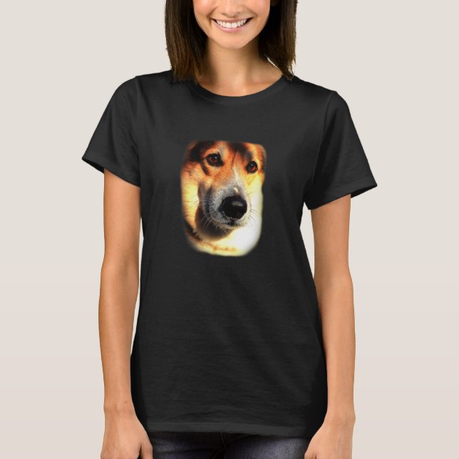 Camiseta Face Pembroke Welsh Corgi Pai Cão-Mãe (Frente)