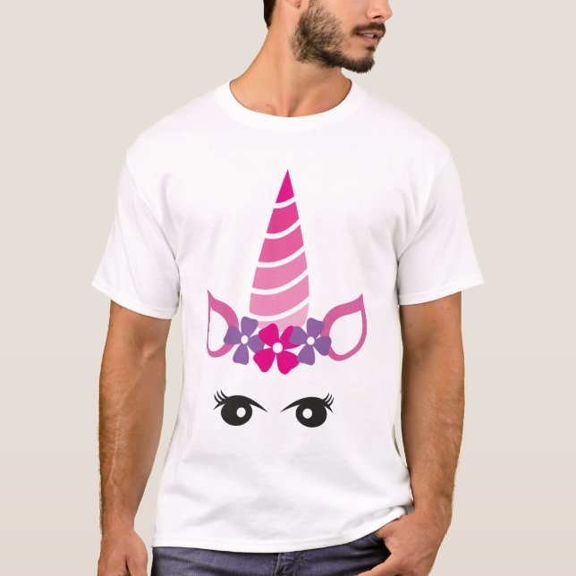 Camiseta Face Unicorn (Frente)