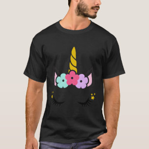 Camiseta Face Unicorn