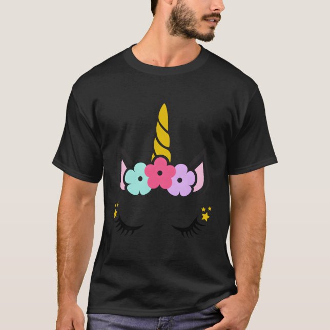 Camiseta Face Unicorn (Frente)