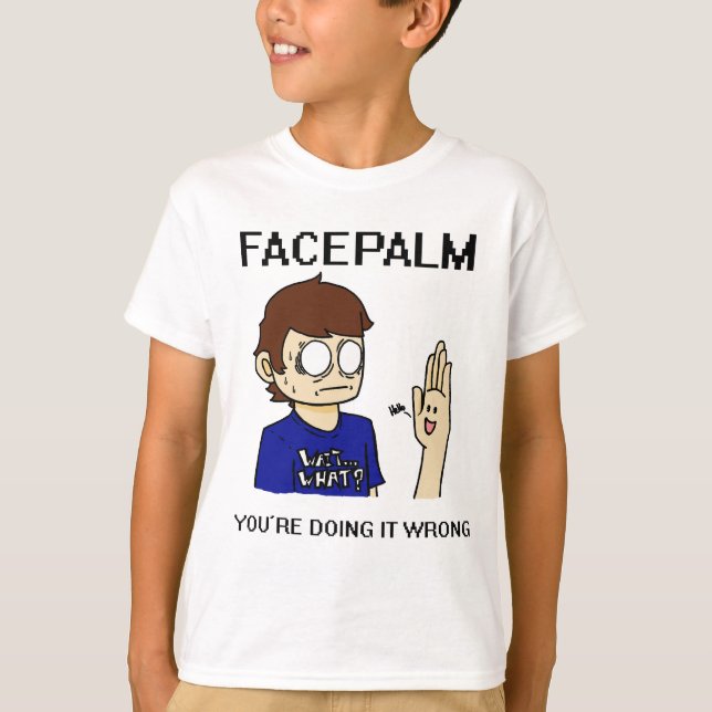 Camiseta Facepalm? (Frente)