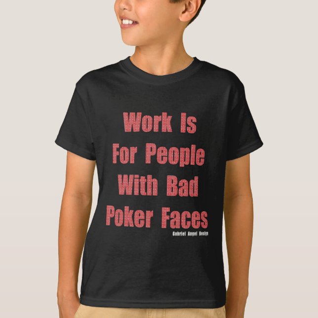 Camiseta Faces de Poker Incorretos (Frente)